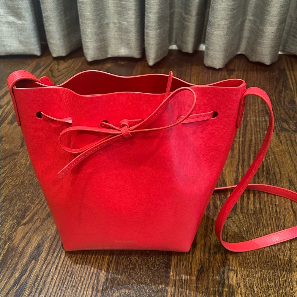 Mansur Gavriel Cherry Red Crossbody Bag - Picture 4 of 11